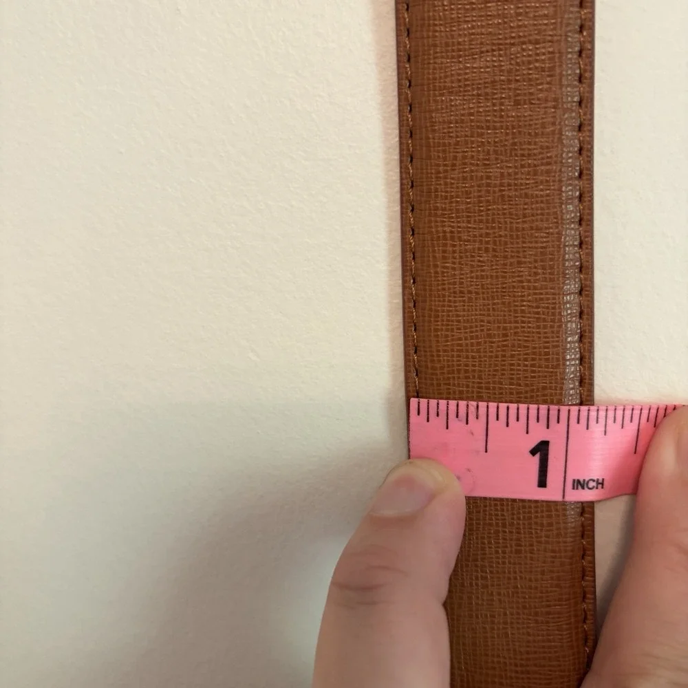 Neiman Marcus Brown Leather Belt Sz 38 Work Career Preppy Classic Frat Church